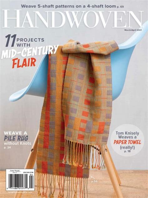 <strong>HANDWOVEN MAGAZINE</strong> September / October 2021 Paying attention to details just comes naturally to most weavers—they know a little extra here and there can make a big difference. . Handwoven magazine free patterns